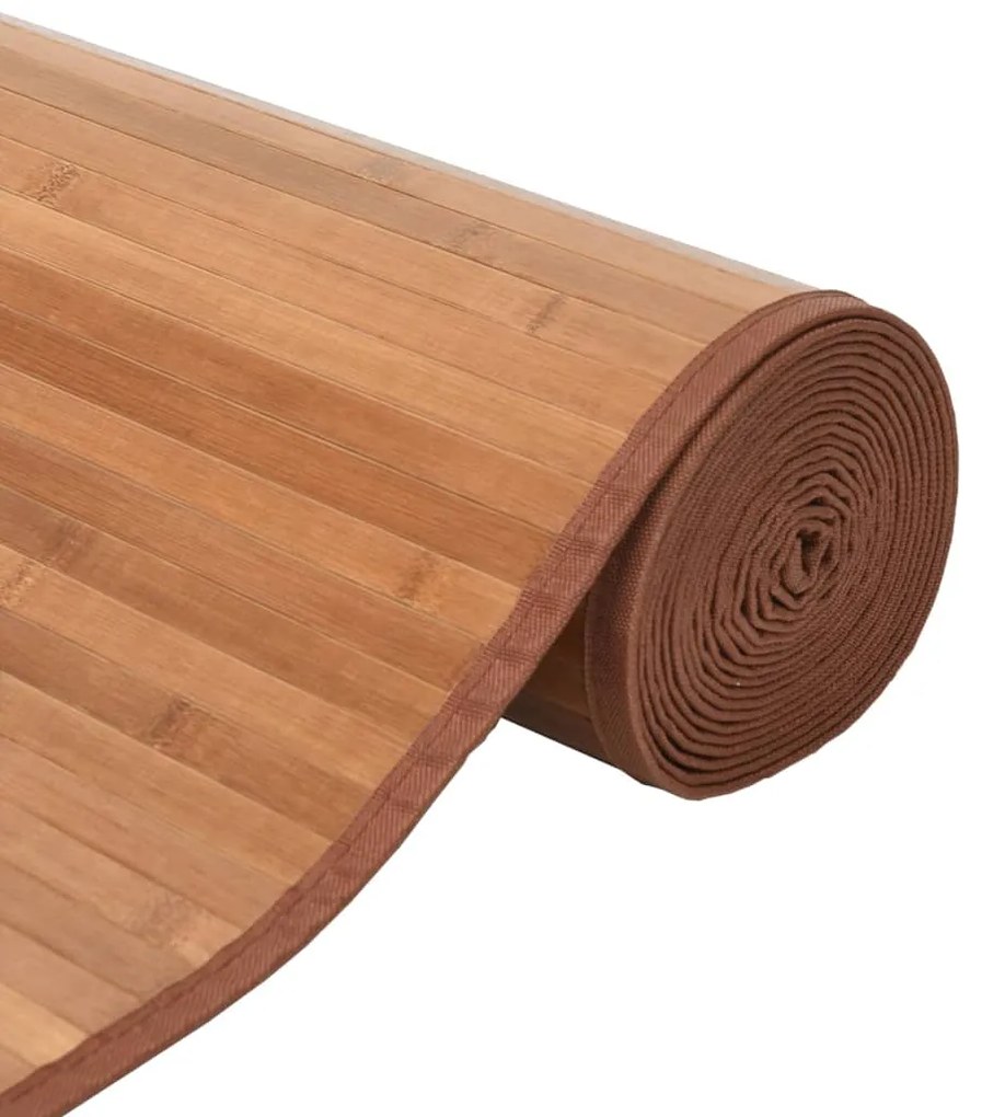 Tapete retangular 70x200 cm bambu cor natural