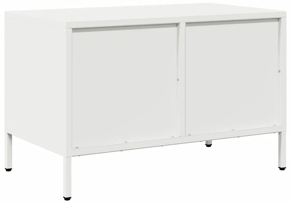 Móvel de TV 68x39x43,5 cm aço laminado a frio branco