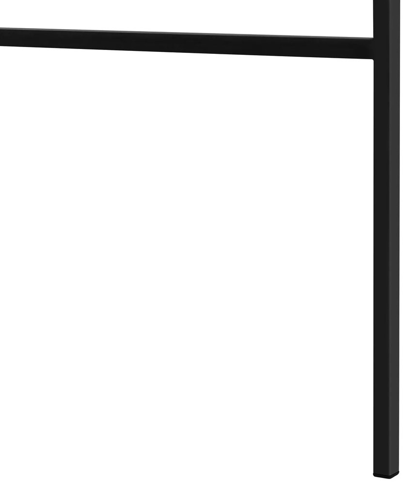 Toalheiro preto 50 x 165 cm ARIBIBI Beliani