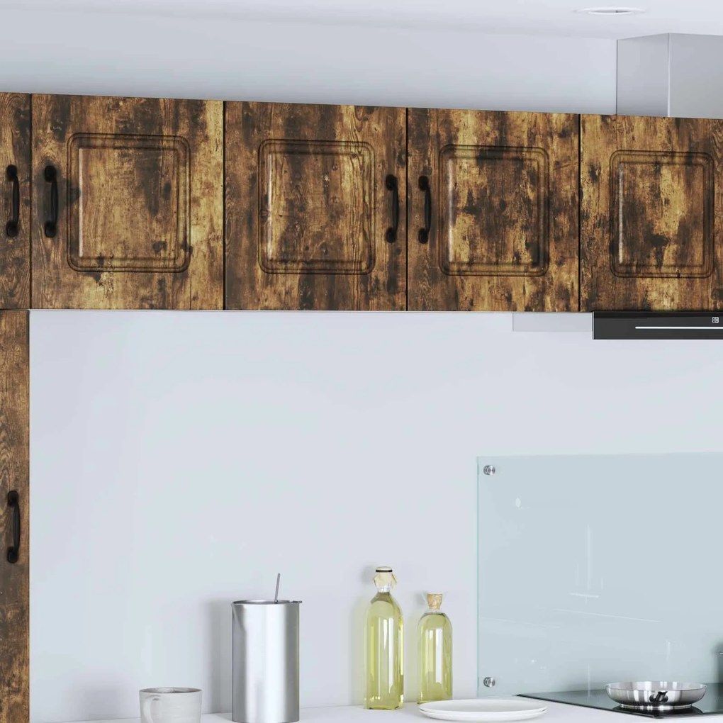 vidaXL Armário de Cozinha Kalmar Carvalho Defumado 80 x 31 x 40 cm