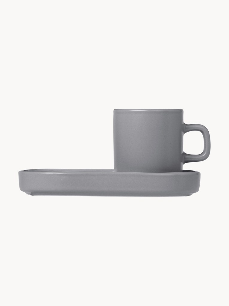 Chávenas de café com pires Pilar, 2 uni.