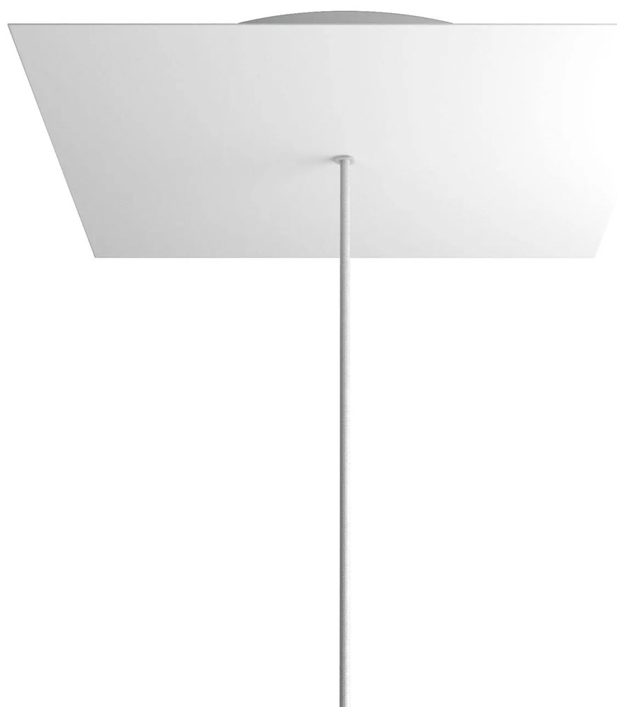 Square XXL Rose-One 1-hole ceiling rose kit 400 mm Cover