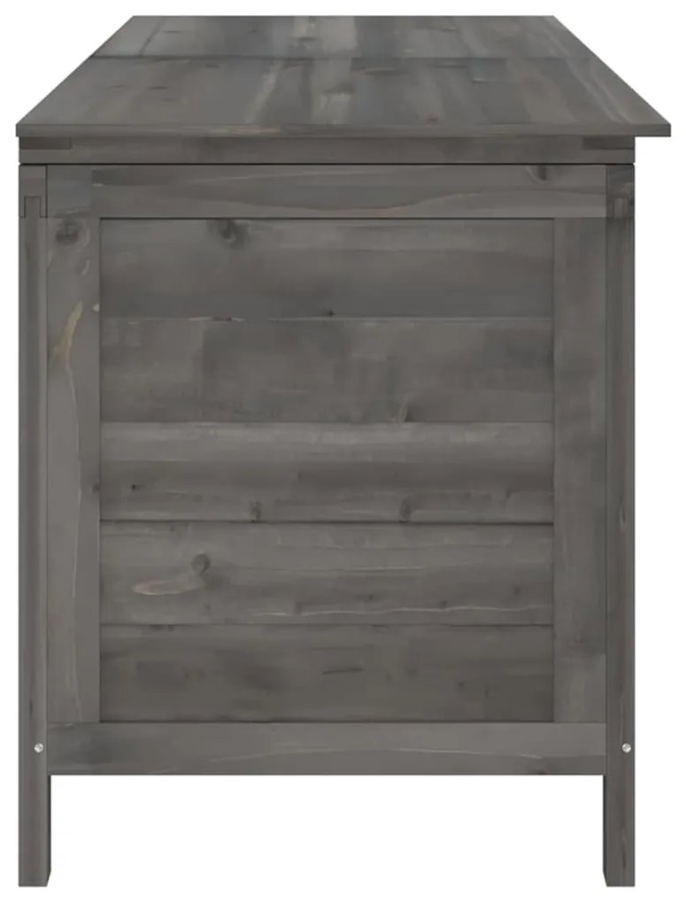 Caixa arrumação p/ jardim 150x50x56,5 cm abeto maciço antracite