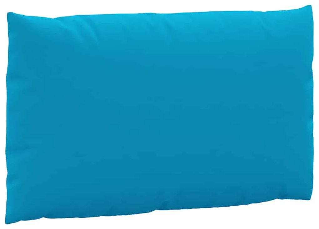 Almofadões para paletes 3 pcs tecido oxford azul-claro
