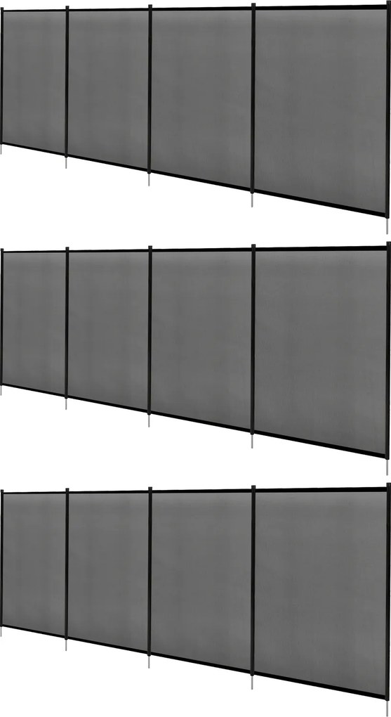 Conjunto de 3 Barreiras de Segurança para Piscina da Teslin Dimensões cada barreira 360 x 125 cm– Proteção para Varandas, Barreira Ocultante, Proteção