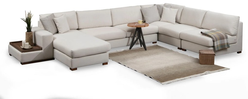 Sofá de Canto Loop – Branco – 272 x 428 cm