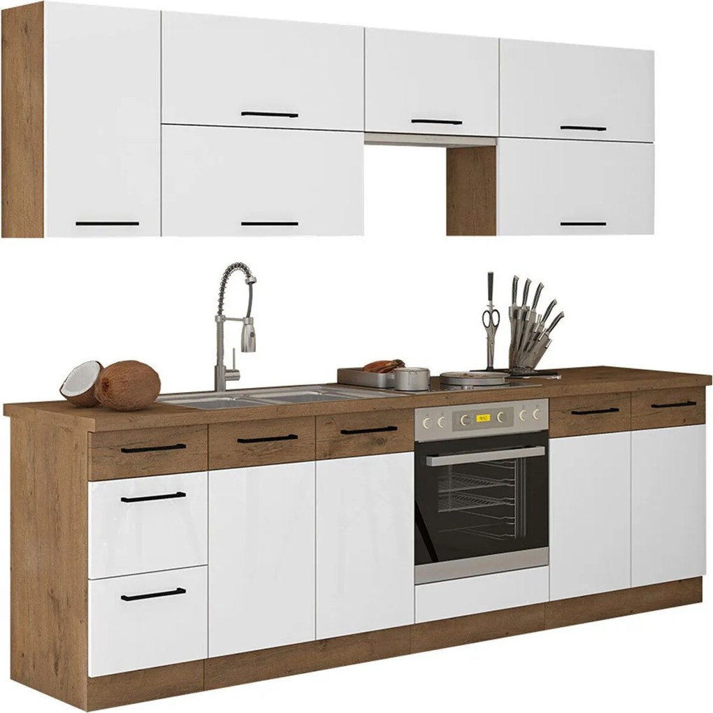 Conjunto de cozinha modular Wood White 138