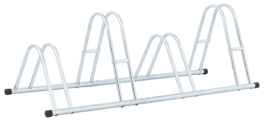 Suporte independente para 4 bicicletas aço galvanizado