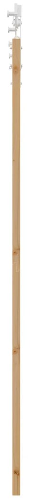 Porta Deslizante vidaXL com Conjunto de Ferragens 78x211 cm Madeira Só