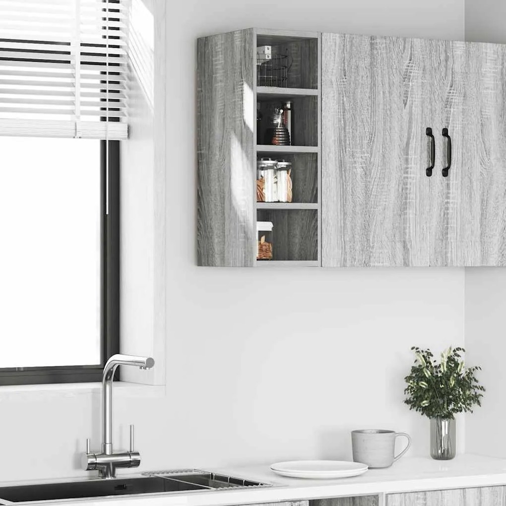 Armário suspenso “Riga” 20x29,5x60cm cinzento sonoma