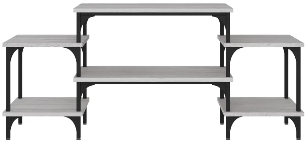 Móvel de TV 117x35x52 cm derivados de madeira cinzento sonoma