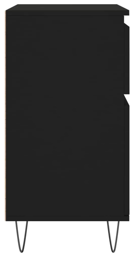 Aparador 60x35x70 cm derivados de madeira preto