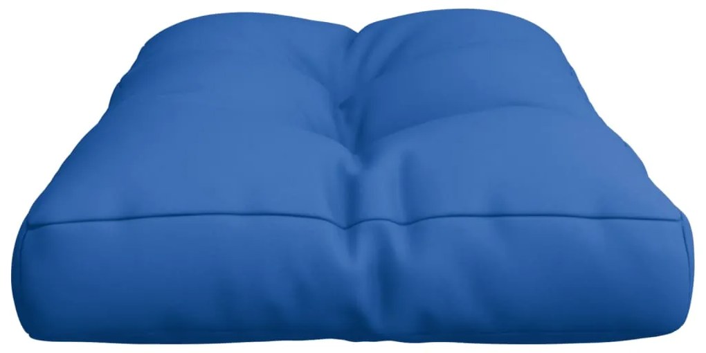 Almofadão para sofá de paletes 70x40x12 cm tecido azul real