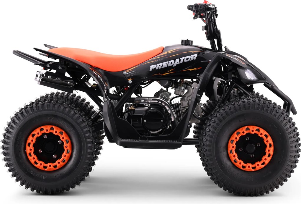 Moto 4 Crianças + 8 anos 125cc - Beneo Predator Até 55 Km/h com Limitador Laranja