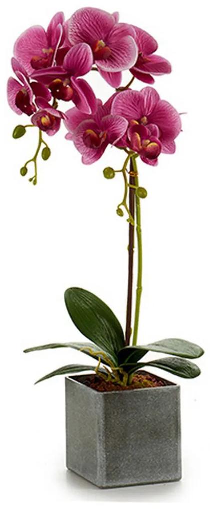 Flor Decorativa Plástico Orquídea