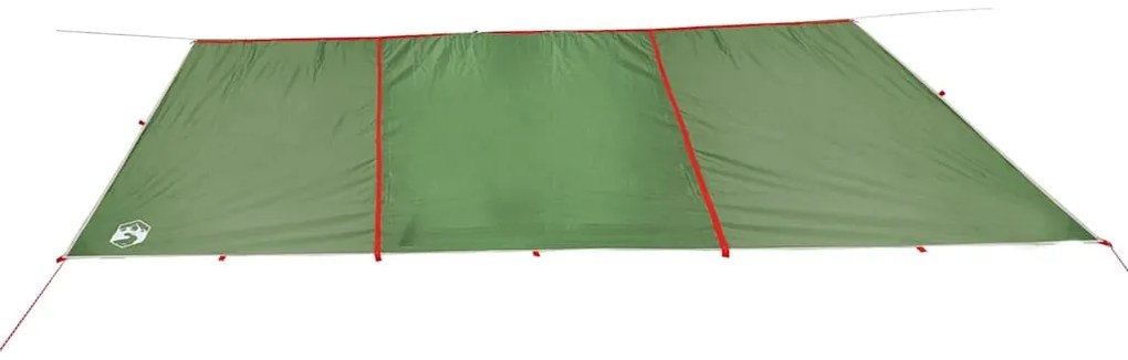 Lona de campismo 420x440 cm impermeável verde