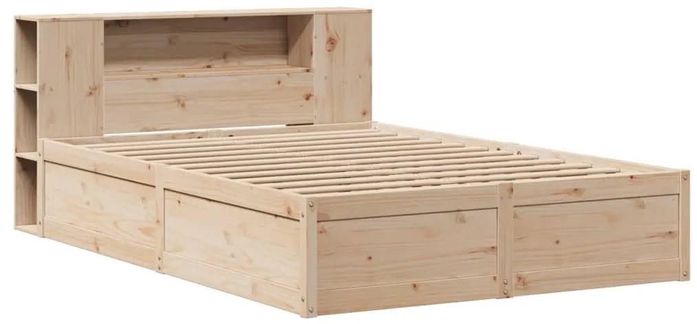 Cama sem colchão 150x200 cm madeira de pinho maciça