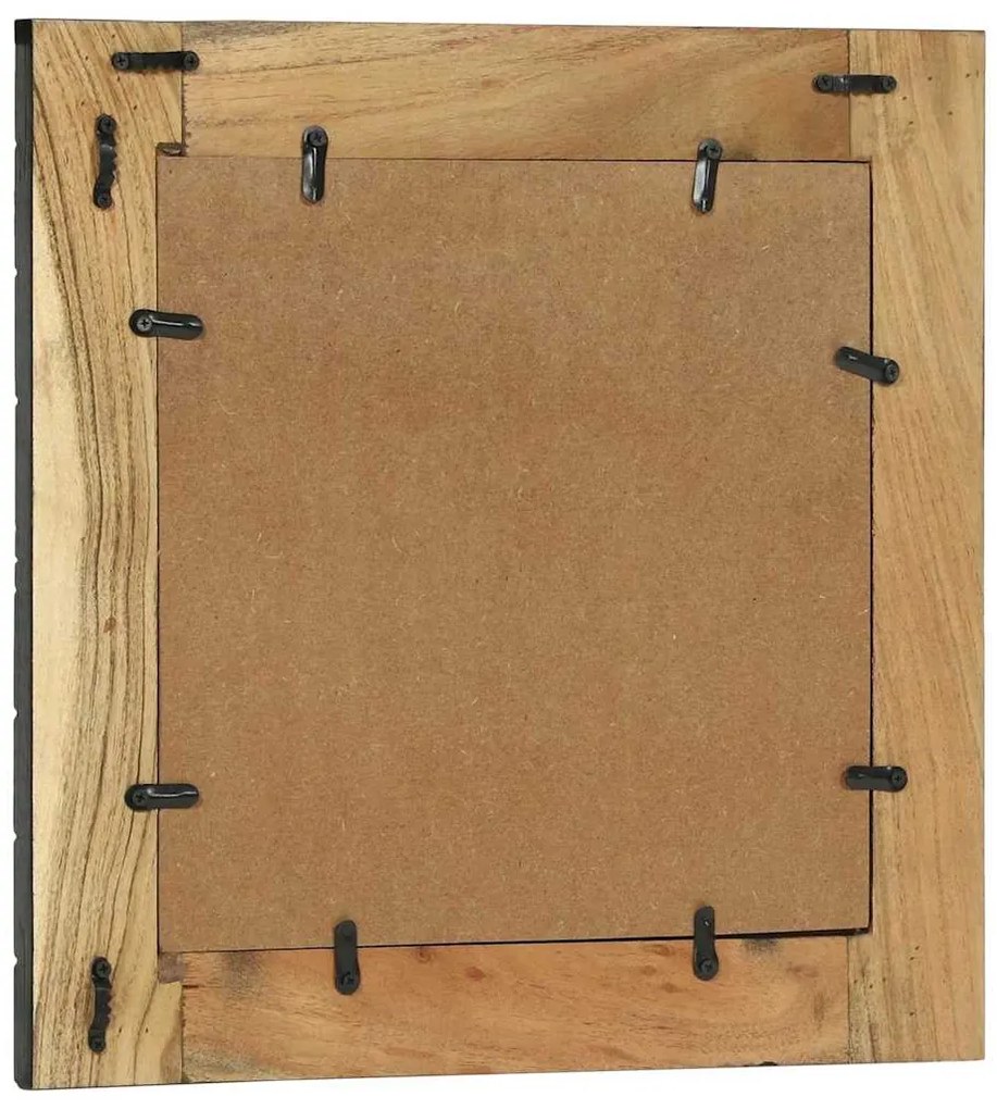 Espelhos 2 pcs 50x2x50 cm Madeira Sólida de Acácia