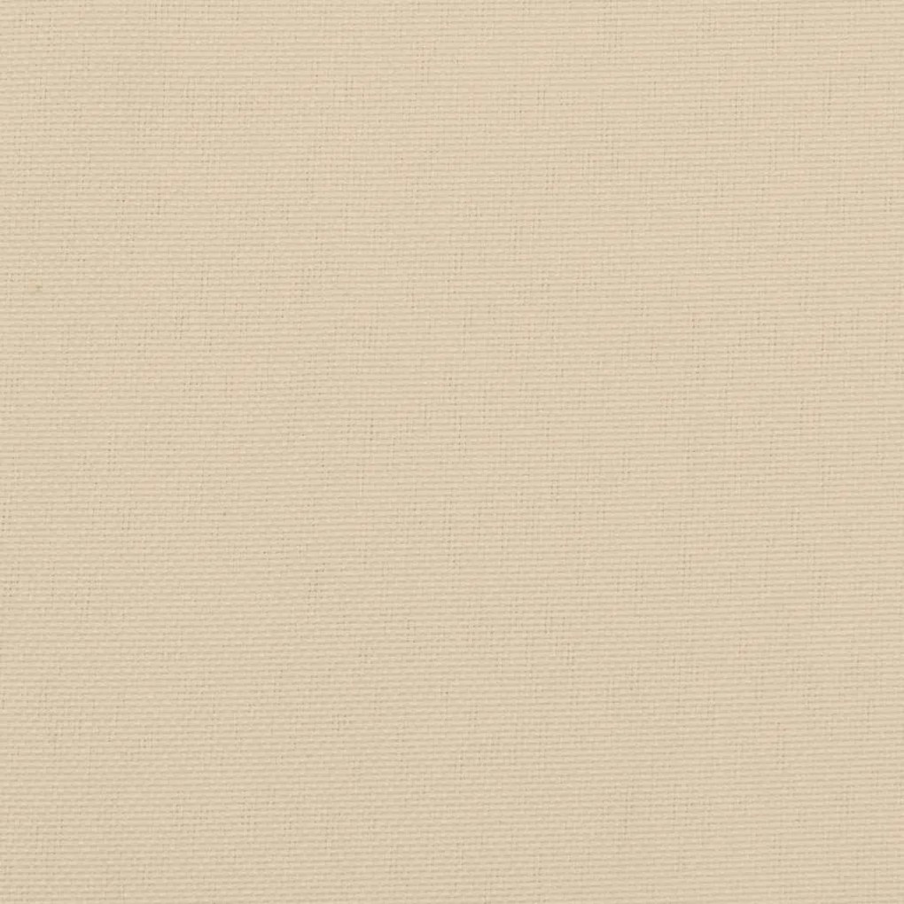 Almofadão p/ banco de jardim 100x(50+50)x7cm tecido oxford bege