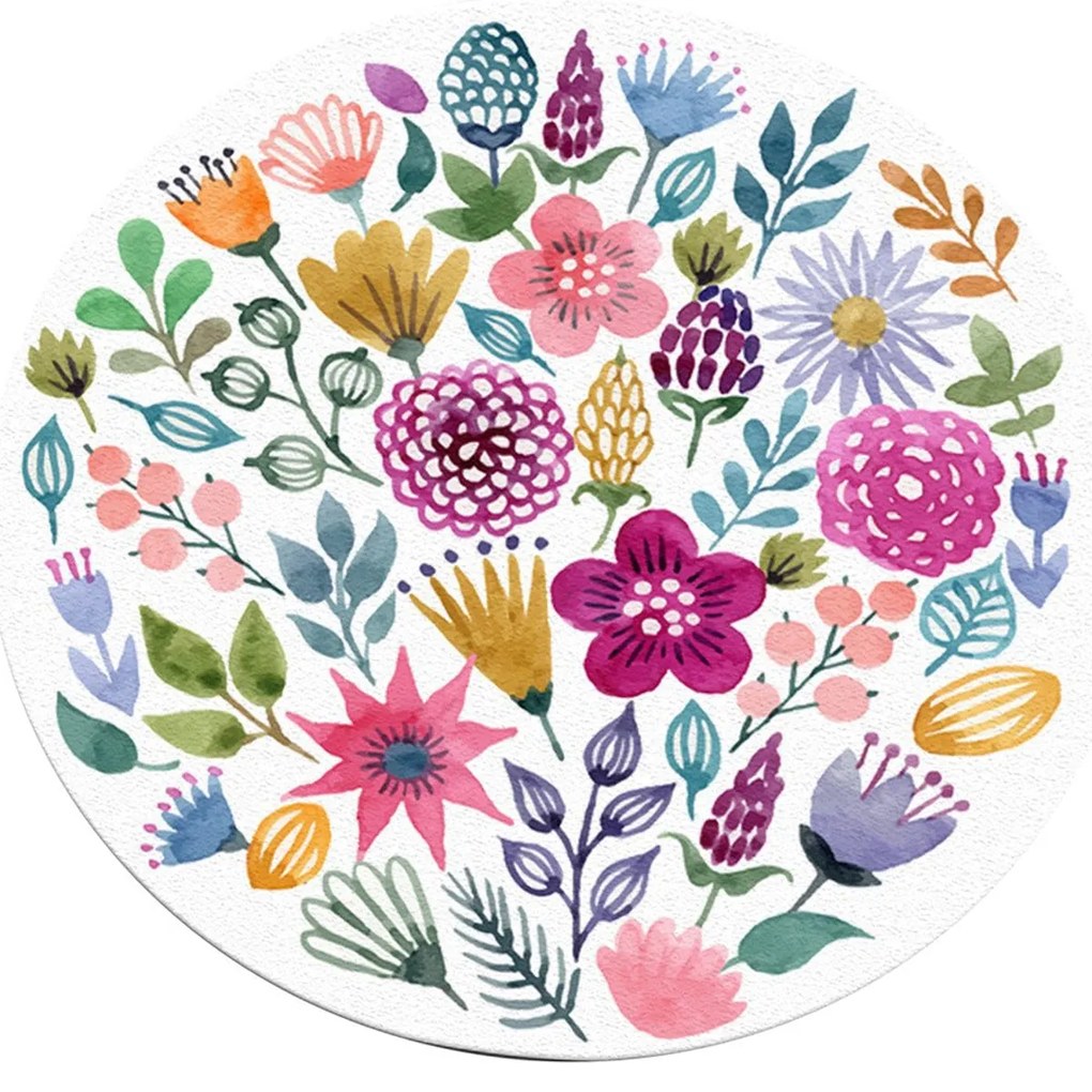 Tapete Redondo Braga – Ø120 cm – Multicolor