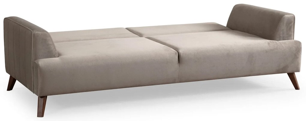 **** Sofá de 3 Lugares Buhara – Cinzento Claro – 100x78x220 cm
**