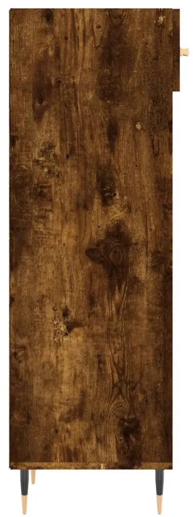 Sapateira 30x35x105 cm derivados de madeira carvalho fumado