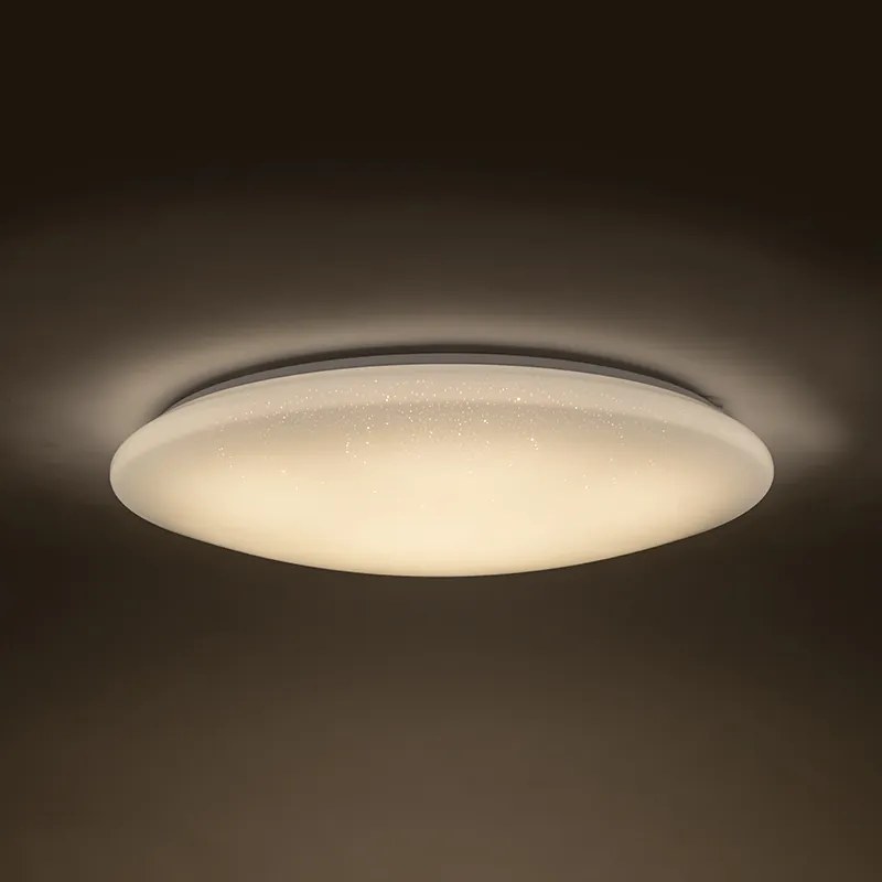 Luminária de teto LED com efeito estrela de 80cm com controle remoto - Extrema Moderno