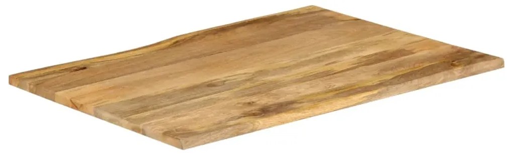 Tampo de mesa c/ borda viva 90x80x2,5 cm mangueira maciça