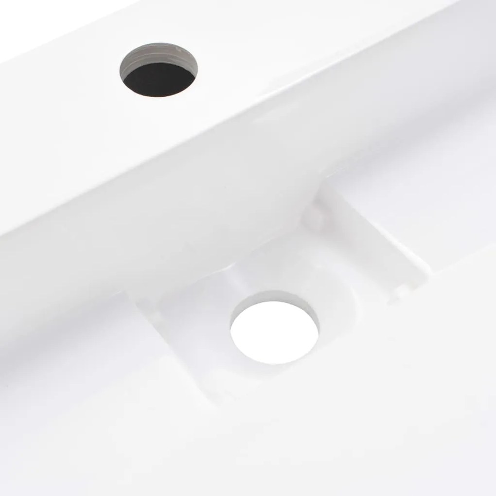 Lavatório Taxi em Mineral/Mármore Branco - Design Moderno