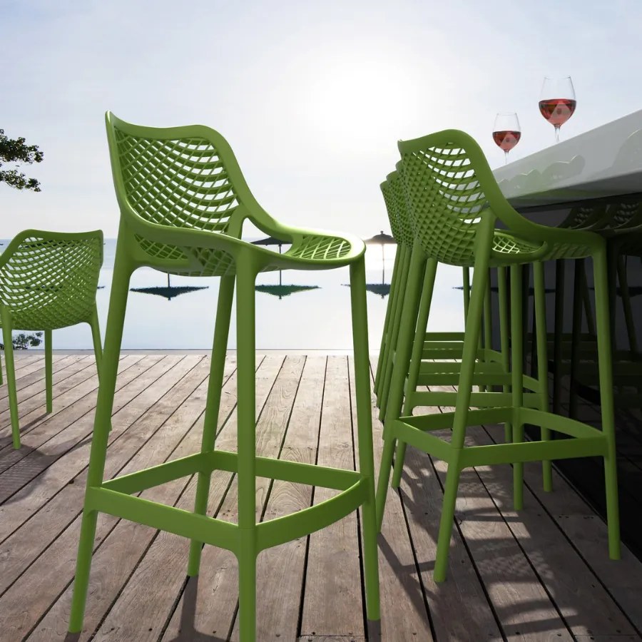 Banco de bar Air (1 UNIDADE) 45 x 105 x 53 cm Verde