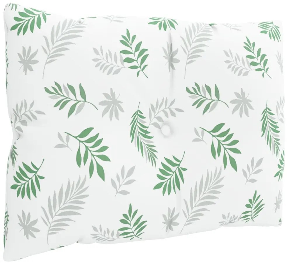 Almofadões p/ móveis paletes 3 pcs tecido oxford padrão folhas