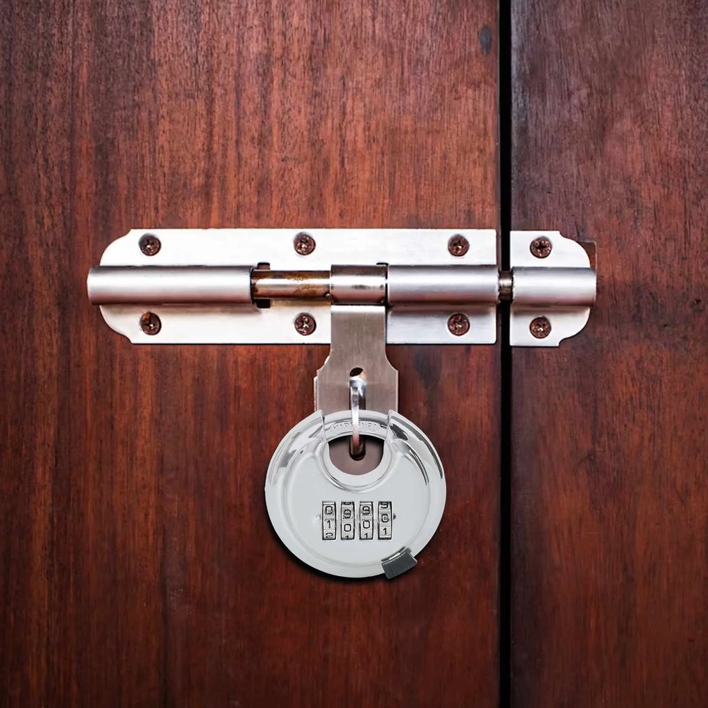 vidaXL Trancas Discus com Chaves 12 pcs Prateado 7 x 2.3 x 7 cm