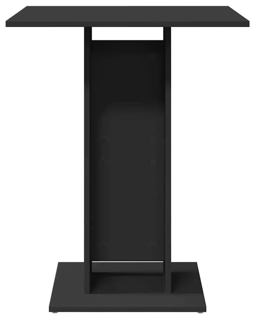 Mesa de bistrô 60x60x75cm derivados de madeira preto