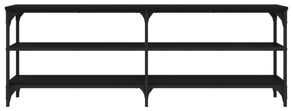 Móvel para TV 140x30x50 cm derivados de madeira preto