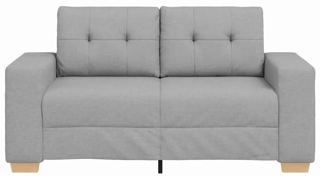 Sofá Loveseat Cinzento Nuvem 120 cm em Tecido vidaXL