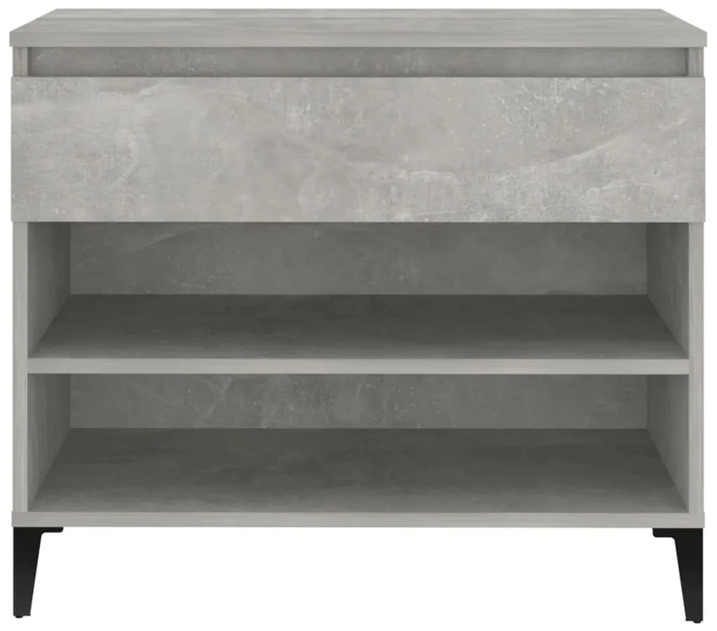 Sapateira 70x36x60 cm derivados de madeira cinzento cimento