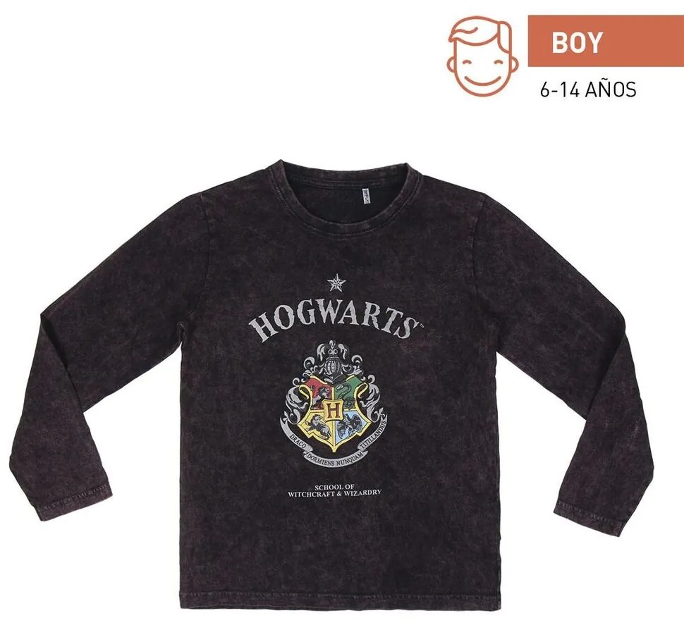 Shirt Infantil Harry Potter Cinzento Escuro 12 Anos