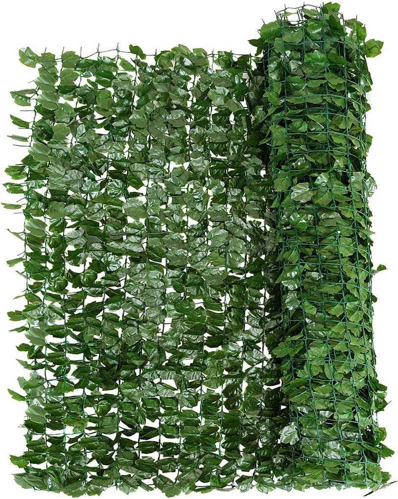 Seto Artificial com Folhas de Hera "Edera" - Decoração de Jardim e Pri