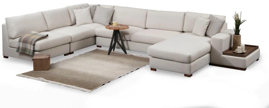 Sofá de Canto Loop – Branco – 272 x 428 cm