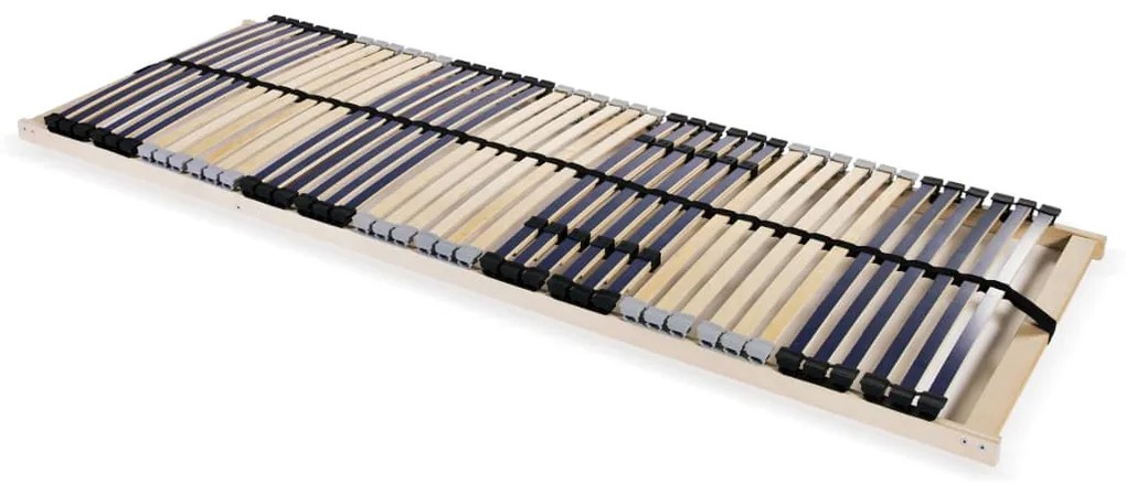 246461 vidaXL Estrado de ripas com 42 ripas 7 zonas 70x200 cm