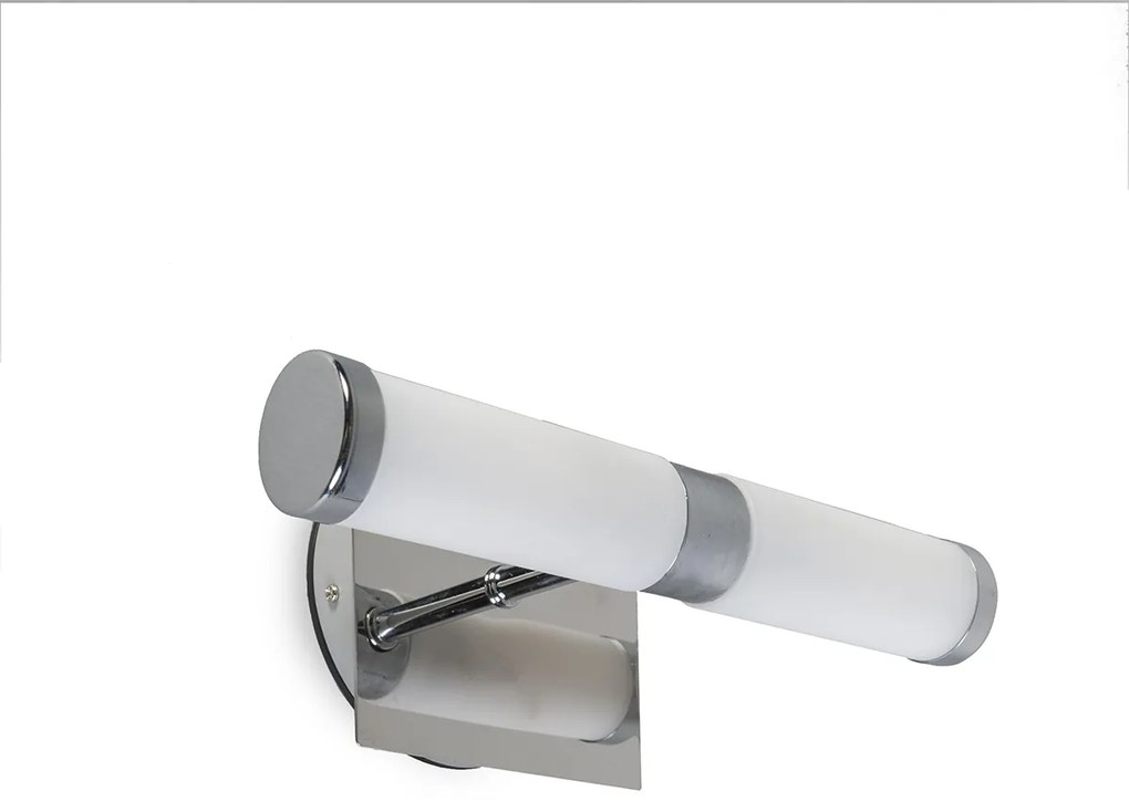 Candeeiro de parede moderno cromado IP44 - Bath 2 Design,Moderno