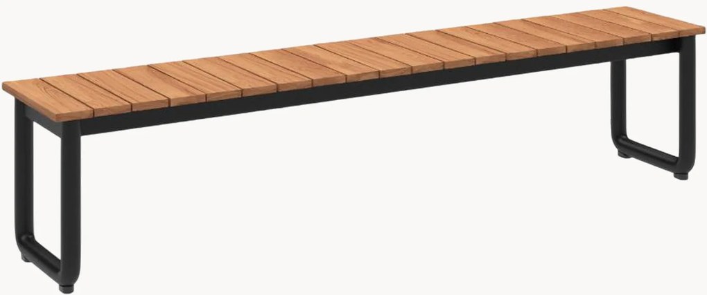 Banco de jardim com assento em madeira de teca Patio