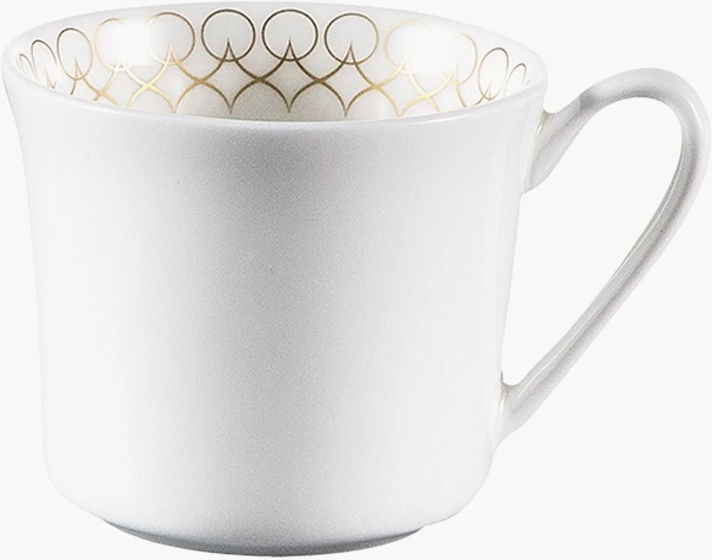 Chávenas de café expresso em porcelana fina Jade, conjunto de 6