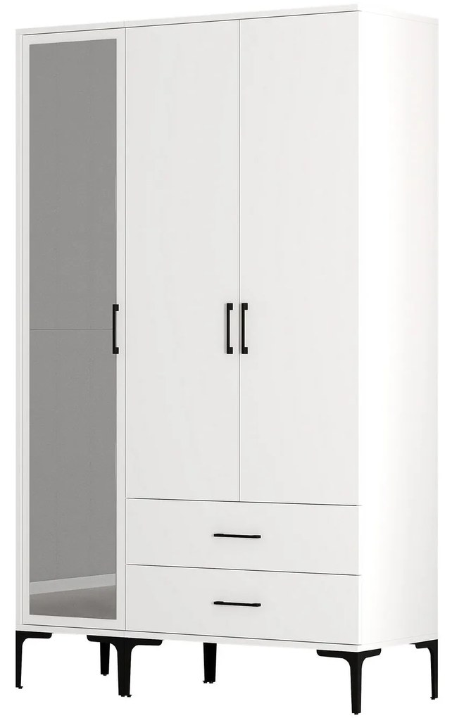 Roupeiro Kumsal RT – Branco – 120x47,5x201,4 cm