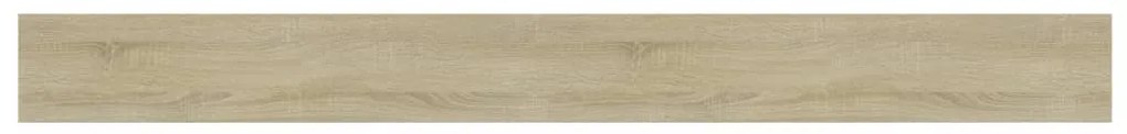 Prateleiras estante 4pcs 100x10x1,5cm contrapl. carvalho sonoma