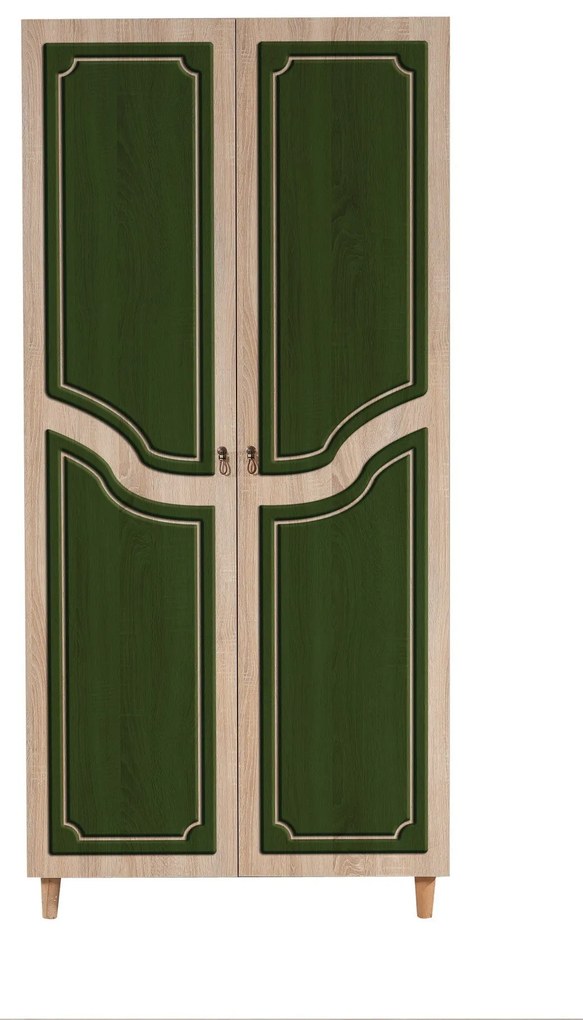 Roupeiro Stil – Carvalho Sonoma – 90 cm x 192 cm x 52 cm