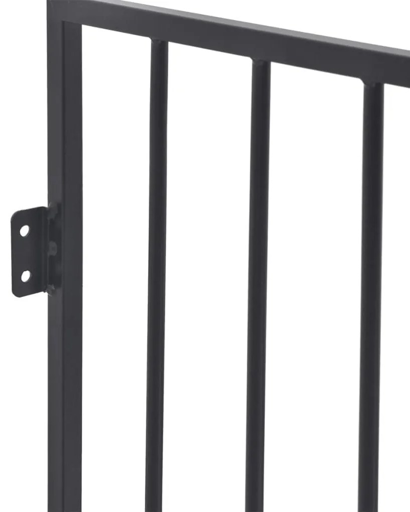 Cerca chaminé animal de estimação aço preto