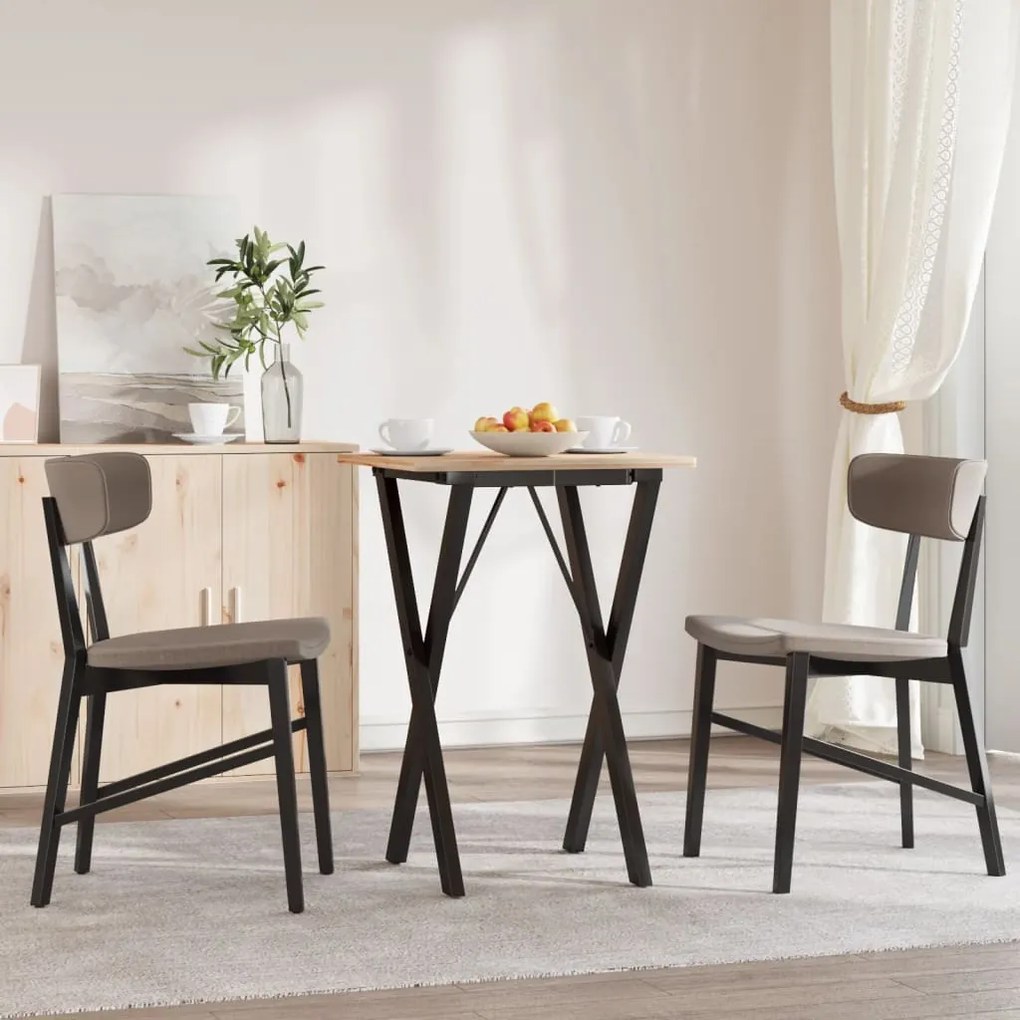 Pernas para mesa de jantar estrutura em X aço