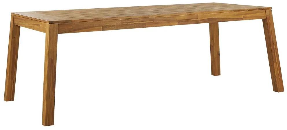 Conjunto de mesa e banco para jardim em madeira de acácia LIVORNO Beliani