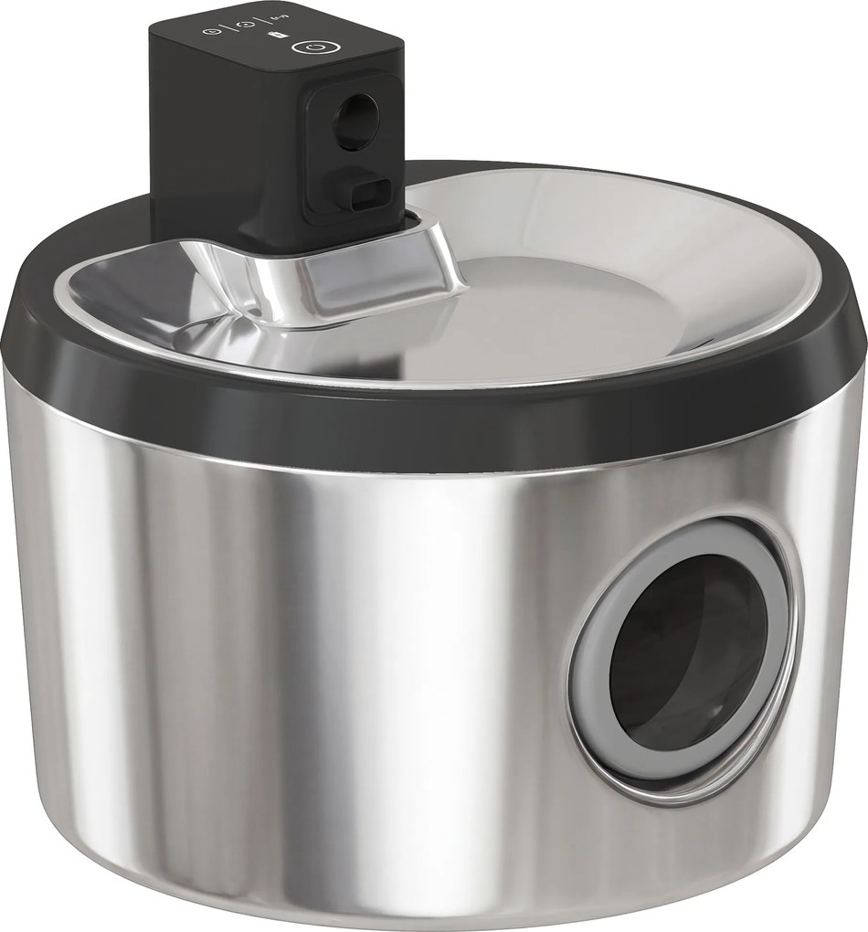 PawHut Fonte para Gatos 4L Sem Fios Aço Inoxidável com Sensor de Movimento 12 Filtros Sistema de Filtragem Dupla LED Prata | Aosom Portugal